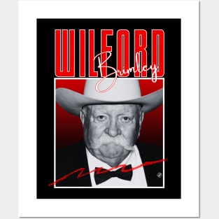 wilford brimley///original retro Posters and Art